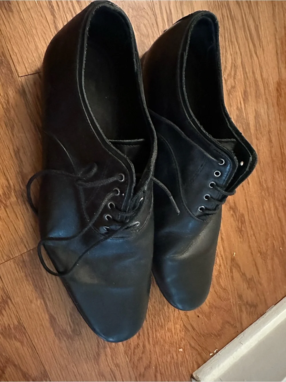 Zara Black Men’s Lace-Up Derby Shoes